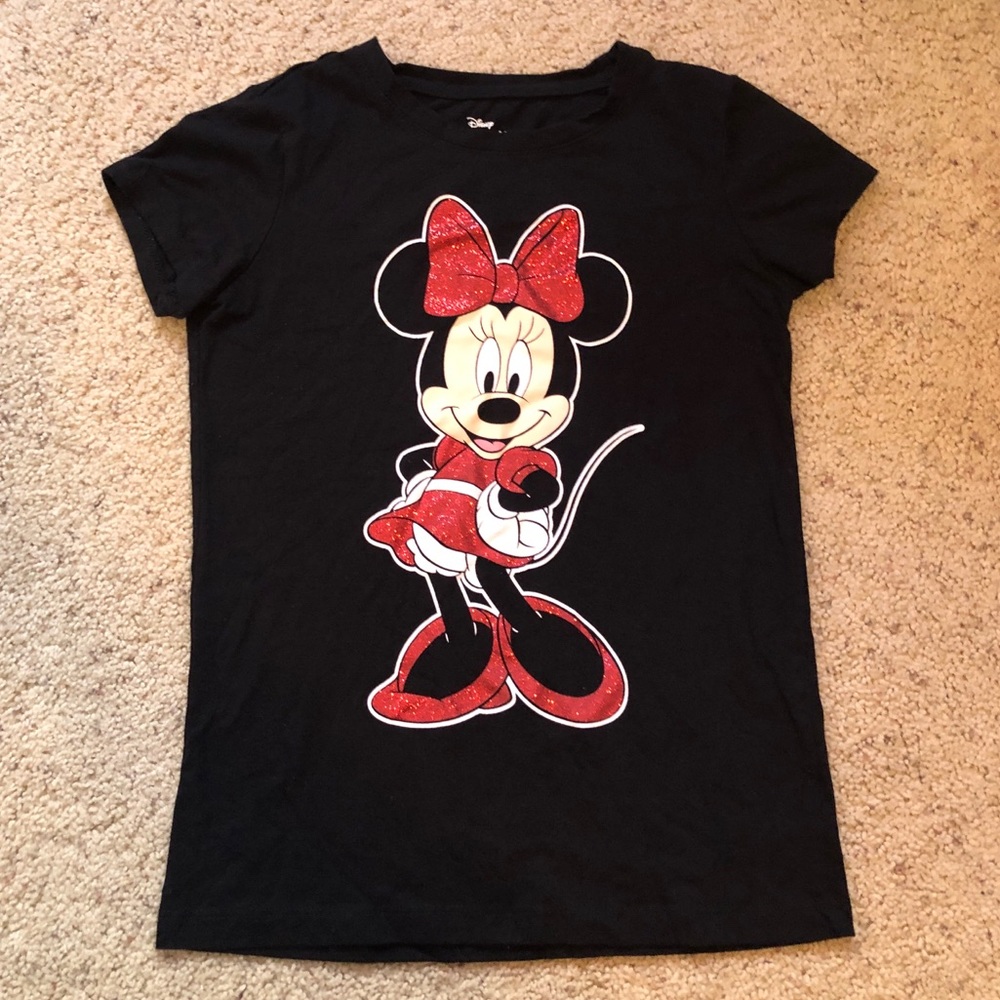Glittery Minnie Mouse shirt
